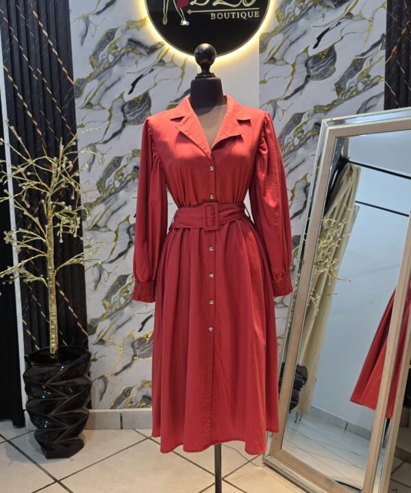 Vestido camisero talla grande